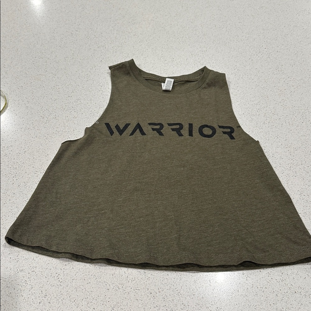 Olive Green Warrior Co. Tank Top